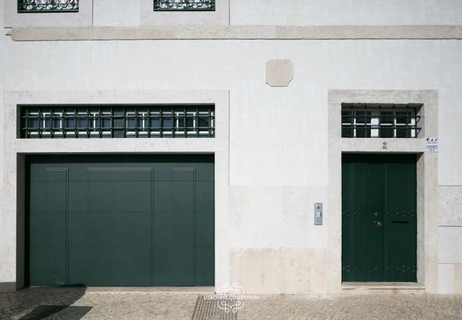 Garage door and building entrance door 